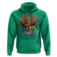 250th America Anniversary Hoodie Western Golden Retriever 4th of July