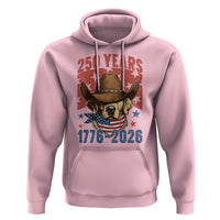 250th America Anniversary Hoodie Western Golden Retriever 4th of July
