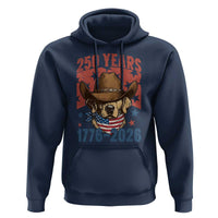 250th America Anniversary Hoodie Western Golden Retriever 4th of July