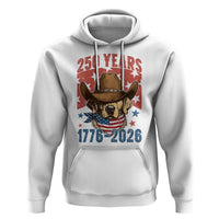 250th America Anniversary Hoodie Western Golden Retriever 4th of July
