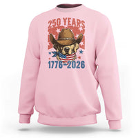 250th America Anniversary Sweatshirt Western Golden Retriever 4th of July