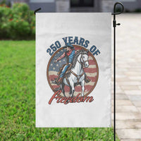 America 250th Anniversary Garden Flag American Flag Cowboy Rodeo 4th of July