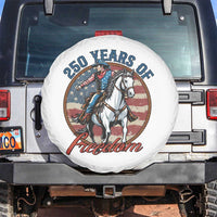 America 250th Anniversary Spare Tire Cover American Flag Cowboy Rodeo 4th of July