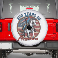 America 250th Anniversary Spare Tire Cover American Flag Cowboy Rodeo 4th of July