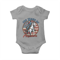 America 250th Anniversary Baby Onesie American Flag Cowboy Rodeo 4th of July