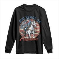 America 250th Anniversary Long Sleeve Shirt American Flag Cowboy Rodeo 4th of July