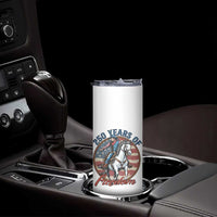 America 250th Anniversary Skinny Tumbler American Flag Cowboy Rodeo 4th of July