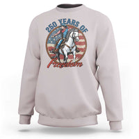 America 250th Anniversary Sweatshirt American Flag Cowboy Rodeo 4th of July