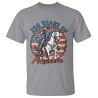 America 250th Anniversary T Shirt American Flag Cowboy Rodeo 4th of July