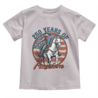 America 250th Anniversary Toddler T Shirt American Flag Cowboy Rodeo 4th of July