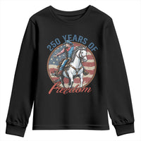 America 250th Anniversary Youth Sweatshirt American Flag Cowboy Rodeo 4th of July