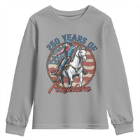 America 250th Anniversary Youth Sweatshirt American Flag Cowboy Rodeo 4th of July