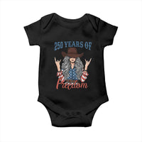 America 250th Anniversary Baby Onesie Western Cowgirl American Flag 4th of July