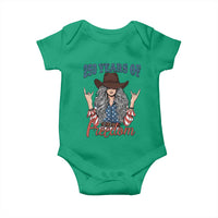 America 250th Anniversary Baby Onesie Western Cowgirl American Flag 4th of July