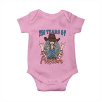 America 250th Anniversary Baby Onesie Western Cowgirl American Flag 4th of July