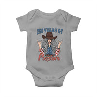 America 250th Anniversary Baby Onesie Western Cowgirl American Flag 4th of July