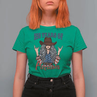America 250th Anniversary T Shirt For Women Western Cowgirl American Flag 4th of July