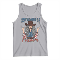 America 250th Anniversary Tank Top Western Cowgirl American Flag 4th of July