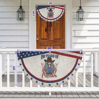 250th Anniversary USA Patriotic Fan Flag Western Cowgirl American Flag 4th of July