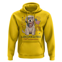 250th America Anniversary Hoodie Labrador Retriever American Flag 4th of July