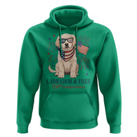 250th America Anniversary Hoodie Labrador Retriever American Flag 4th of July