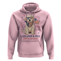250th America Anniversary Hoodie Labrador Retriever American Flag 4th of July