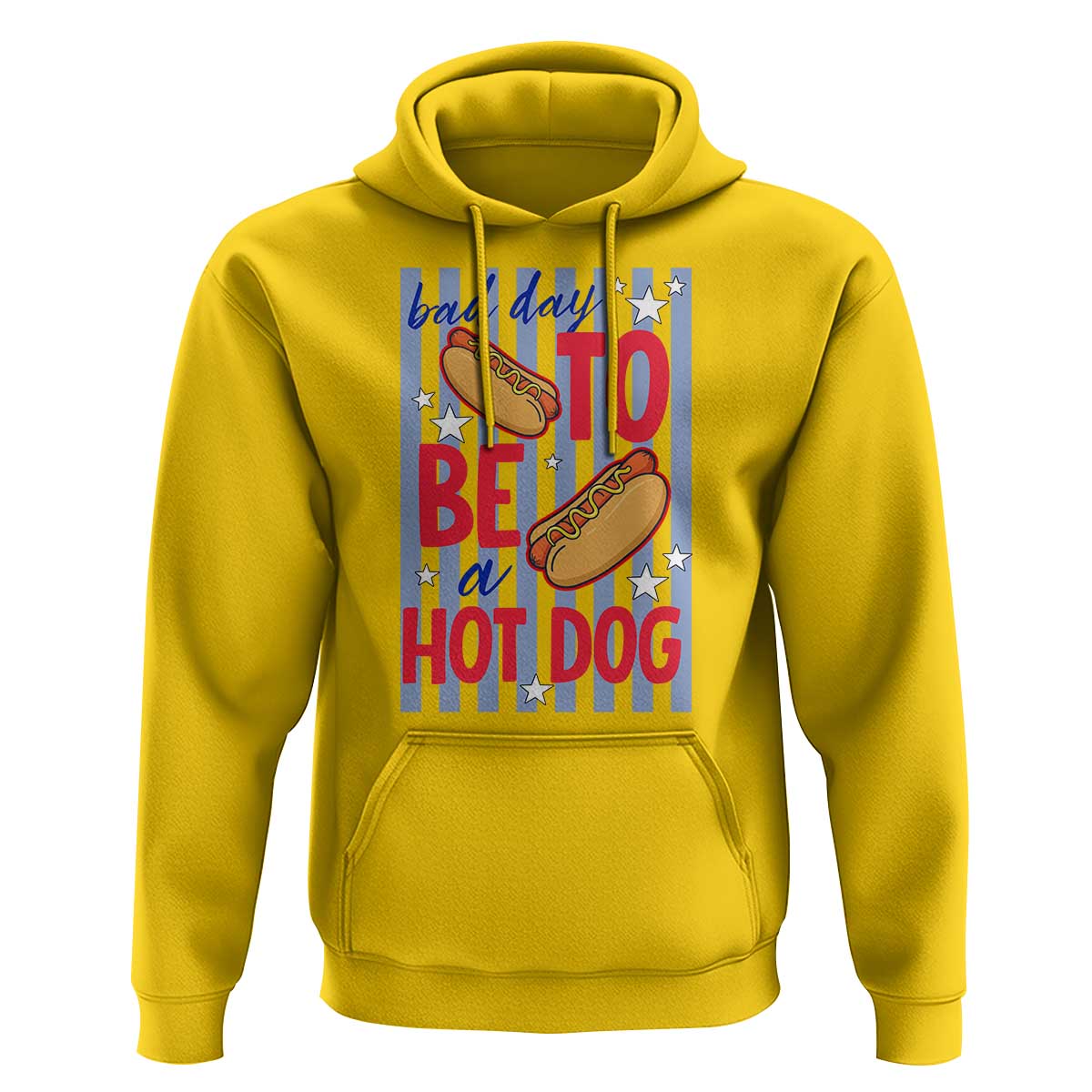 Bad Day To Be A Hot Dog Hoodie 4th of July Summer Beach