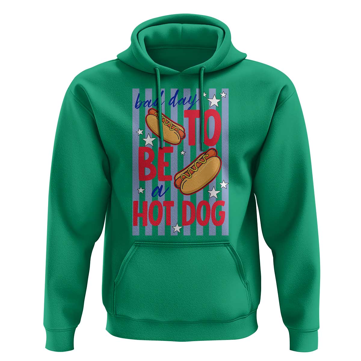 Bad Day To Be A Hot Dog Hoodie 4th of July Summer Beach