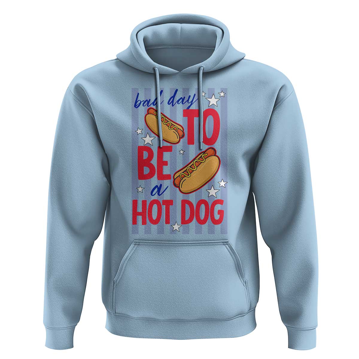 Bad Day To Be A Hot Dog Hoodie 4th of July Summer Beach