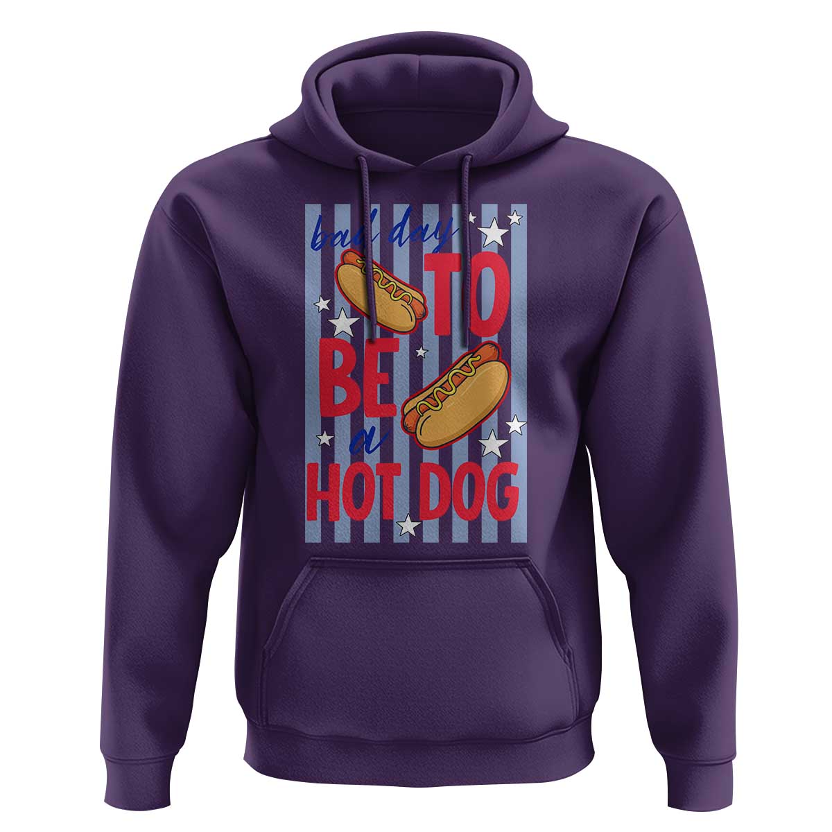 Bad Day To Be A Hot Dog Hoodie 4th of July Summer Beach