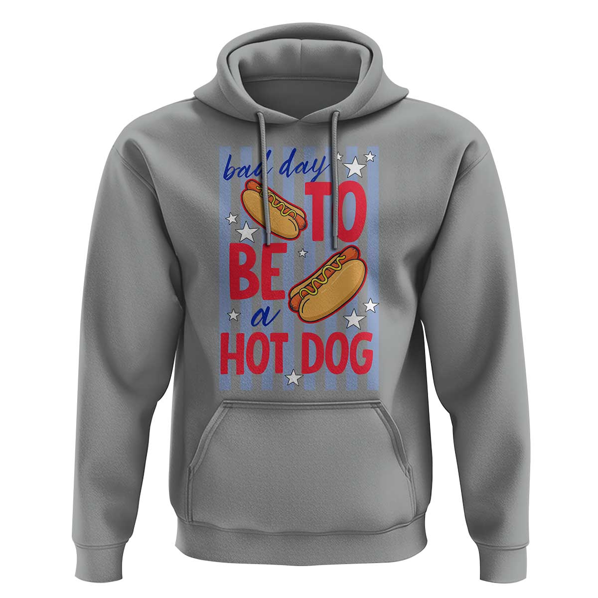 Bad Day To Be A Hot Dog Hoodie 4th of July Summer Beach