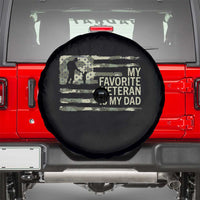 My Favorite Veteran is My Dad Spare Tire Cover Veteran Dad Camo American Flag