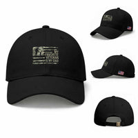 My Favorite Veteran is My Dad Baseball Cap Veteran Dad Camo American Flag