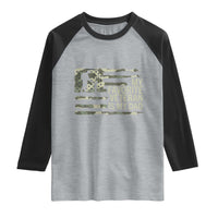 My Favorite Veteran is My Dad Raglan Shirt Veteran Dad Camo American Flag
