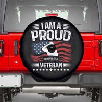 Proud Daughter Veteran Nothing Scares Spare Tire Cover Military Family Pride American Flag