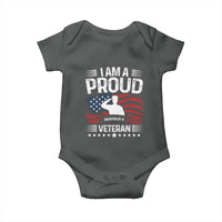 Proud Daughter Veteran Nothing Scares Baby Onesie Military Family Pride American Flag