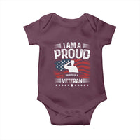 Proud Daughter Veteran Nothing Scares Baby Onesie Military Family Pride American Flag