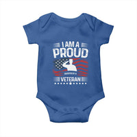 Proud Daughter Veteran Nothing Scares Baby Onesie Military Family Pride American Flag