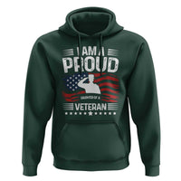 Proud Daughter Veteran Nothing Scares Hoodie Military Family Pride American Flag