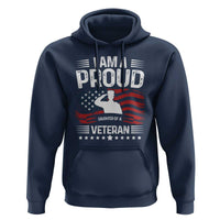 Proud Daughter Veteran Nothing Scares Hoodie Military Family Pride American Flag
