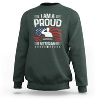 Proud Daughter Veteran Nothing Scares Sweatshirt Military Family Pride American Flag