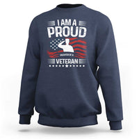 Proud Daughter Veteran Nothing Scares Sweatshirt Military Family Pride American Flag