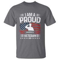 Proud Daughter Veteran Nothing Scares T Shirt Military Family Pride American Flag