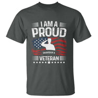 Proud Daughter Veteran Nothing Scares T Shirt Military Family Pride American Flag