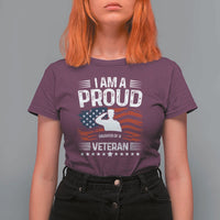 Proud Daughter Veteran Nothing Scares T Shirt For Women Military Family Pride American Flag