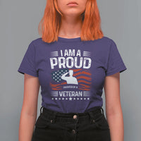 Proud Daughter Veteran Nothing Scares T Shirt For Women Military Family Pride American Flag