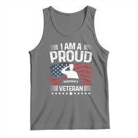 Proud Daughter Veteran Nothing Scares Tank Top Military Family Pride American Flag