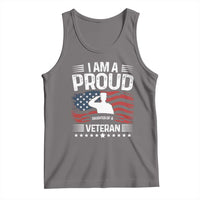 Proud Daughter Veteran Nothing Scares Tank Top Military Family Pride American Flag