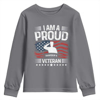 Proud Daughter Veteran Nothing Scares Youth Sweatshirt Military Family Pride American Flag