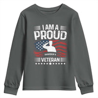 Proud Daughter Veteran Nothing Scares Youth Sweatshirt Military Family Pride American Flag